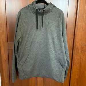 Large Nike Dry Fit dark gray pullover hoodie